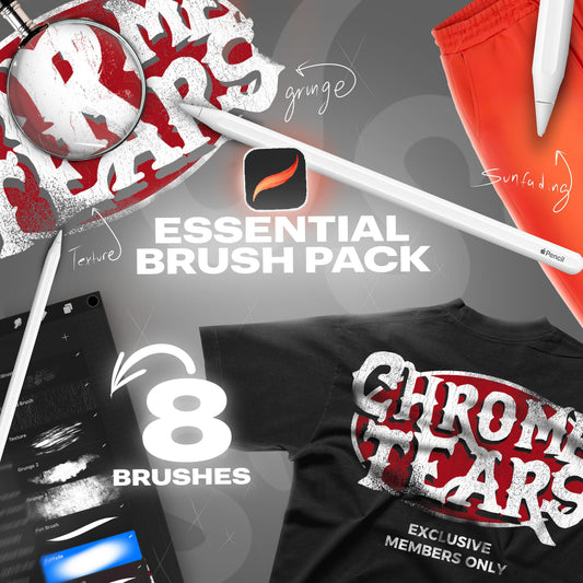 8 Essential Procreate Brush Pack